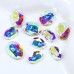 DZ 3002 10*8mm oval shape crystal fancy stone for nail art